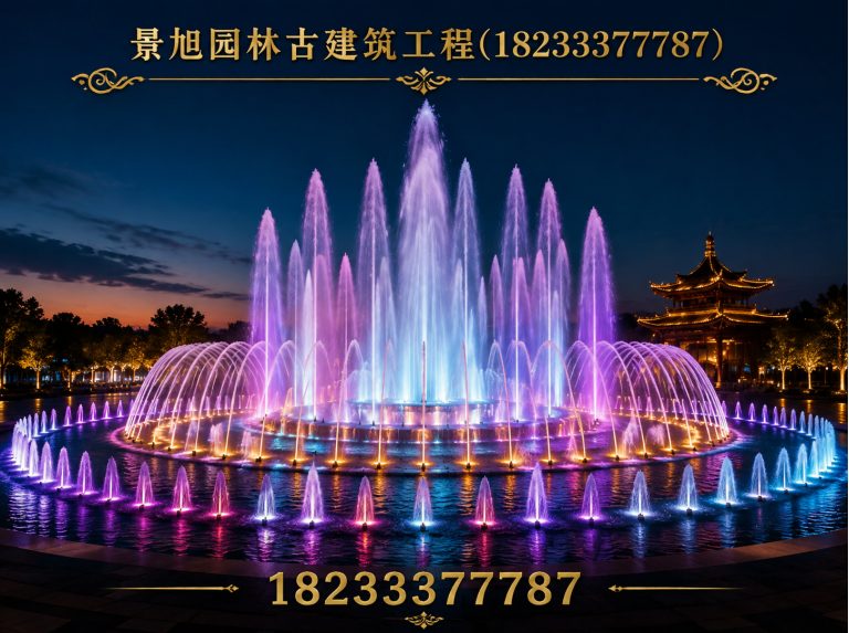 容城县音乐喷泉展示图